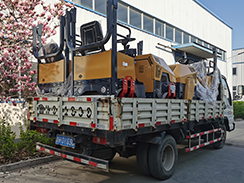 狗子28
机械台7台座驾双钢轮压路装车发往日照