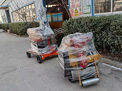 狗子28
1台手扶压路机和移动灯车打包发往绍兴